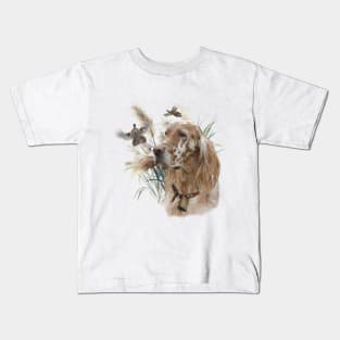 English Setter Art Kids T-Shirt